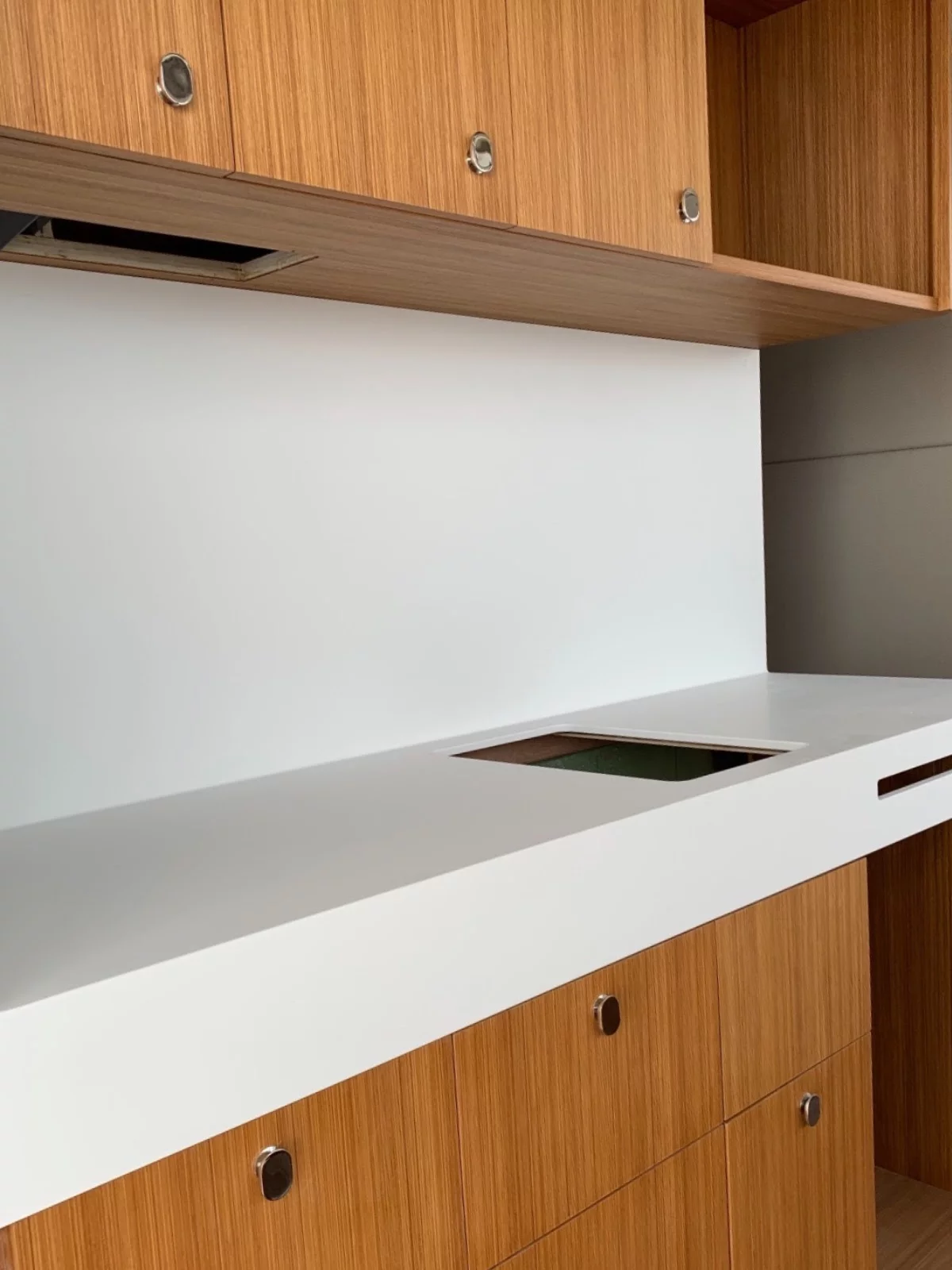 Unfinished kitchen counter