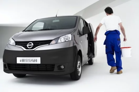 The production Nissan NV200
