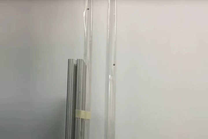 A bulk metallic glass (BMG) ball (left) outbounces its steel cousin