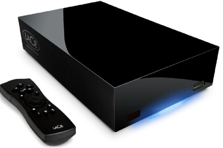 The LaCie LaCinema Classic HD, now with up to 2TB internal storage, DLNA servier and 802.11n Wi-Fi for that HD multimedia experience at home