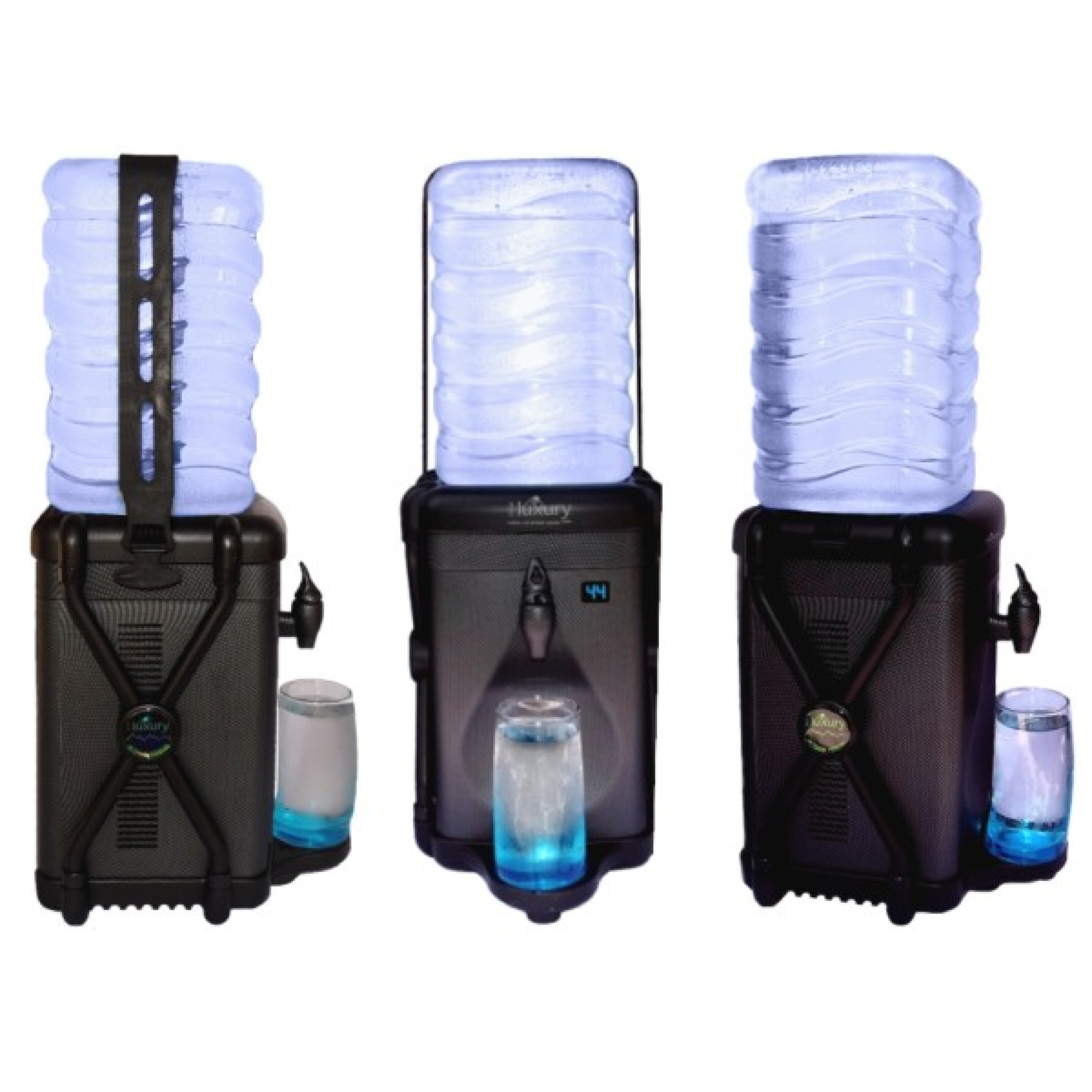 Outdoor water cooler and filter brings a Little Luxury to camping