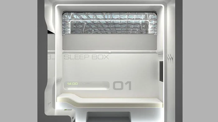 Arch Group's Sleepbox concept in GRP