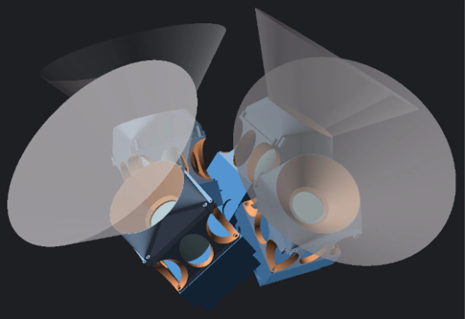 X-ray view of the laser-seeking camera