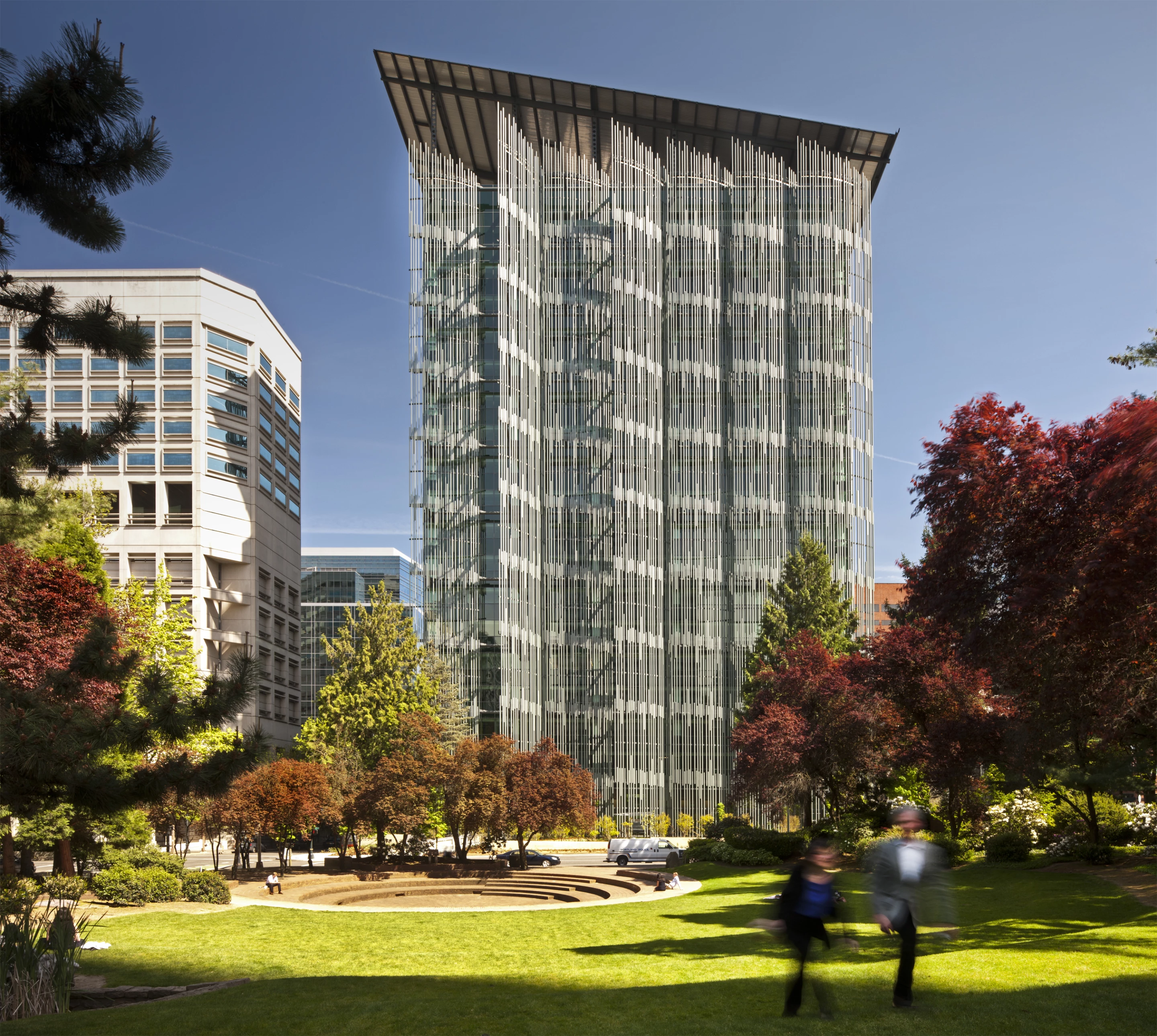 The Edith Green-Wendell Wyatt (EGWW) Federal Building Project is reckoned to be on track to be one of the lowest energy-use buildings in the US (Photo: Nic Lehoux)