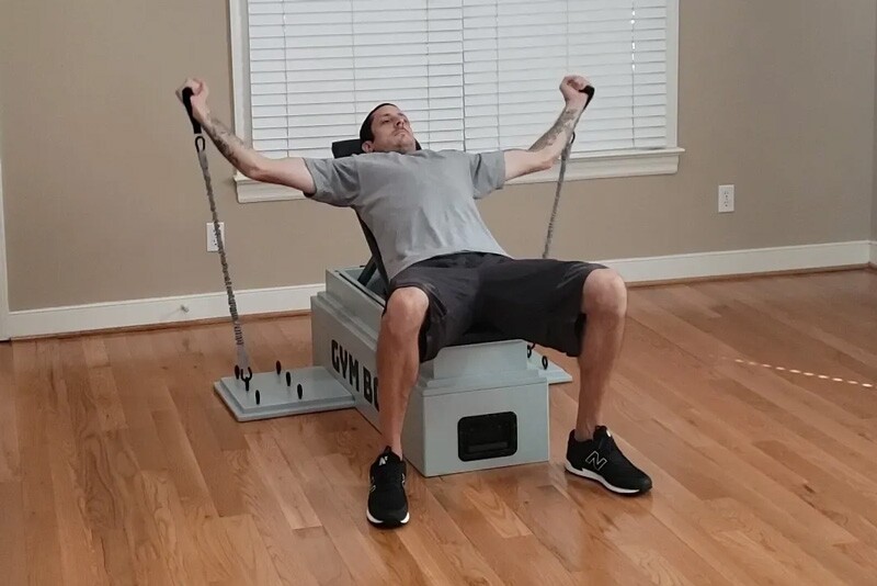 Gym Box cleverly packs a full suite of workouts into a portable kit