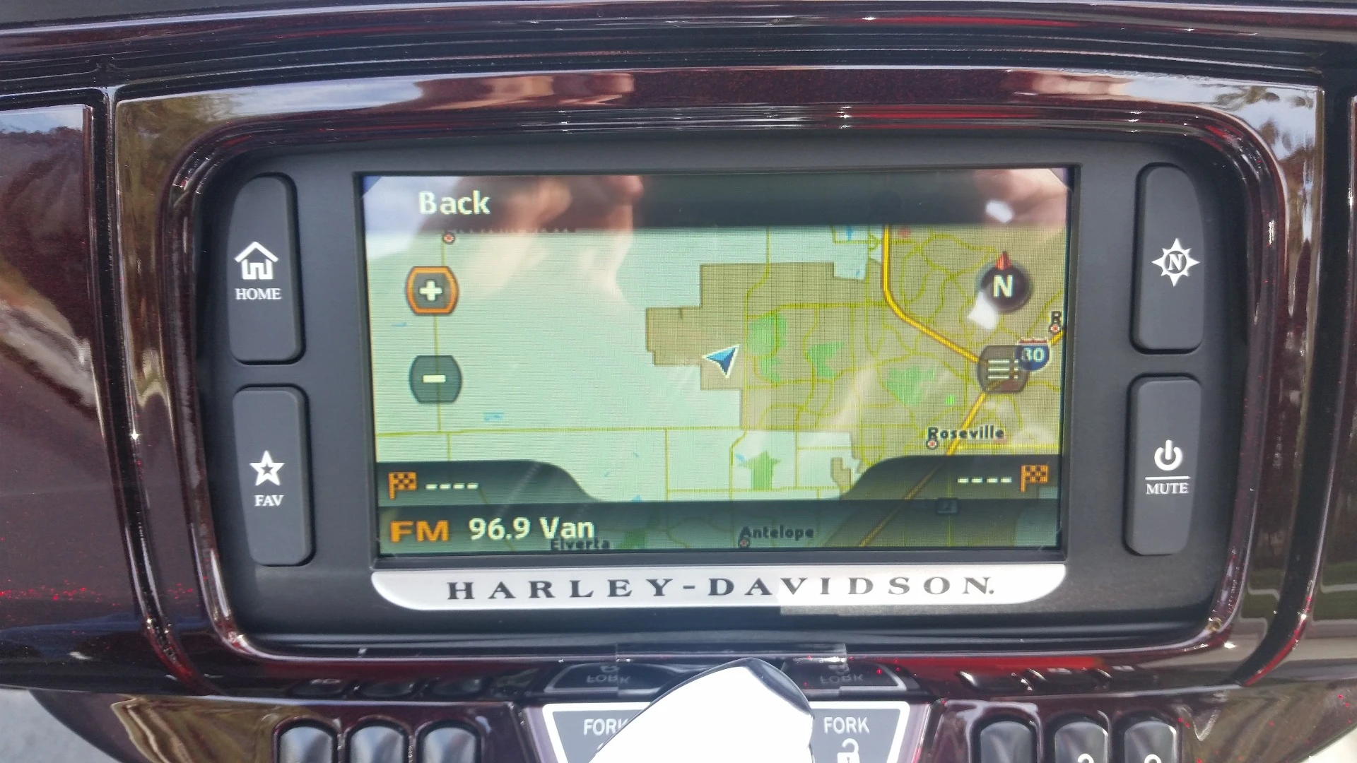The BoomBox system provides multiple functions, including GPS navigation