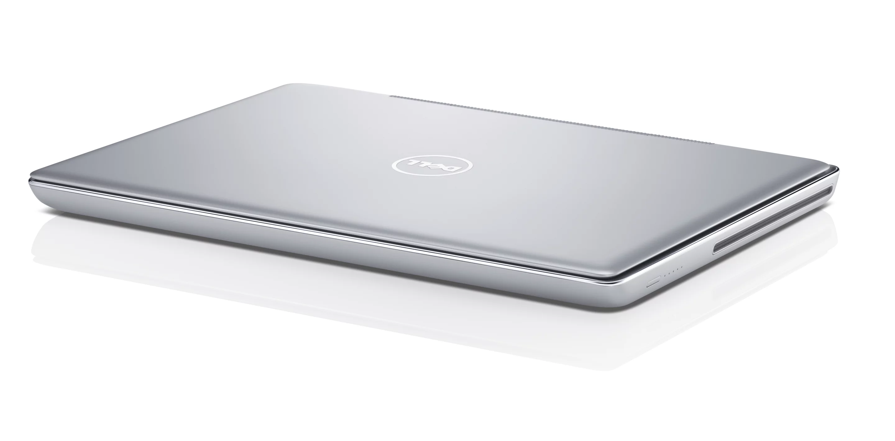 The XPS 14z features a slot-loading DVD burner on the right of its 0.9-inch thin frame