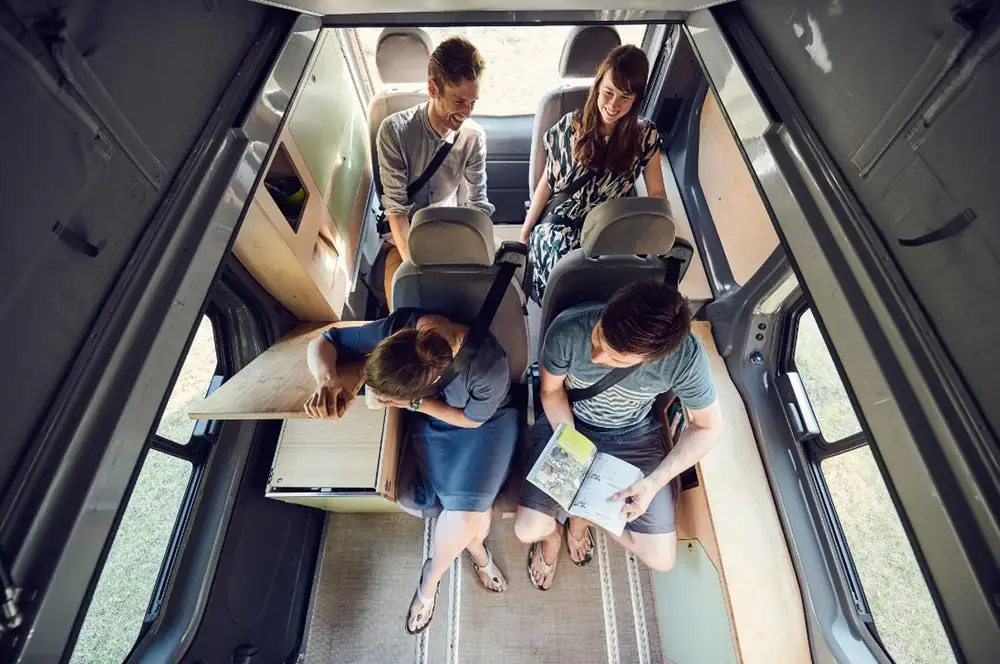 The Kompanja can drive six people in everyday mode