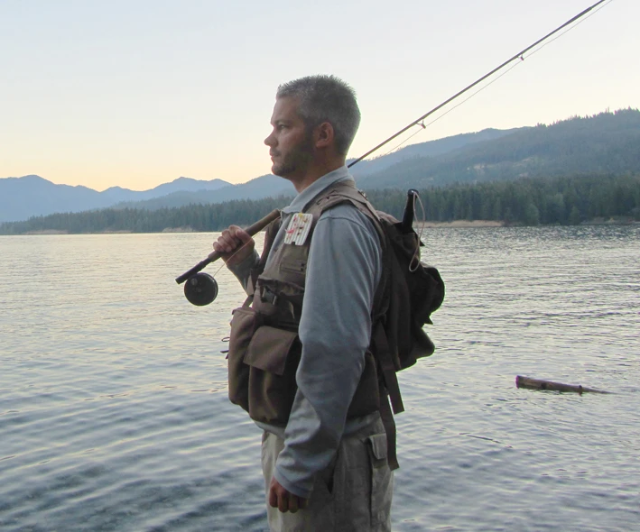 Advantac plans to offer a number of modules for fishing, including tackle pockets and fly holders