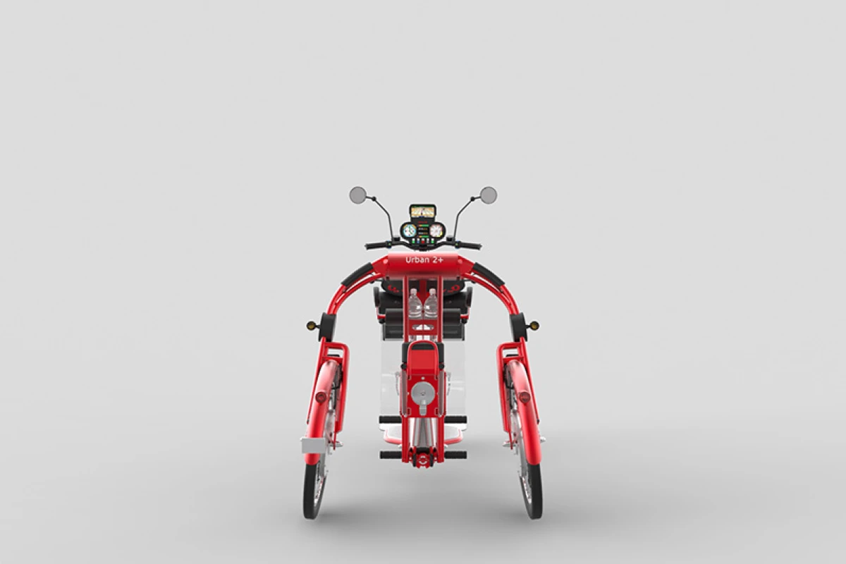 A rear-view look at the johanson3 Urban 2+
