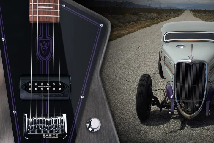 The design theme for the Billy F Gibbons Special build was inspired by the guitarist's 1934 Ford Coupe known as Whiskey Runner