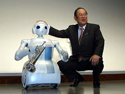 One of Toyota's partner robots