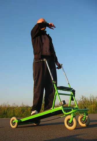 You can run (or walk) but you can't hide on the Rollator