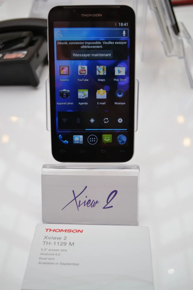 The new Thomson X-View 2 ICS smartphone