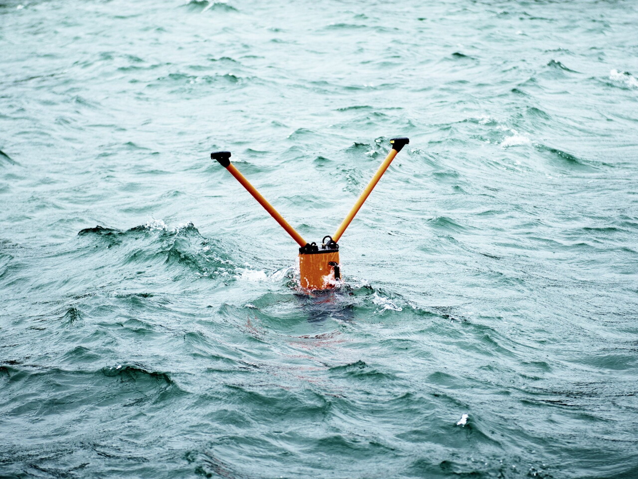 The system's USBL surface buoy