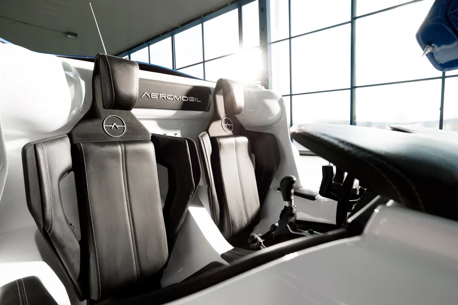 The interior of the AeroMobil 3.0
