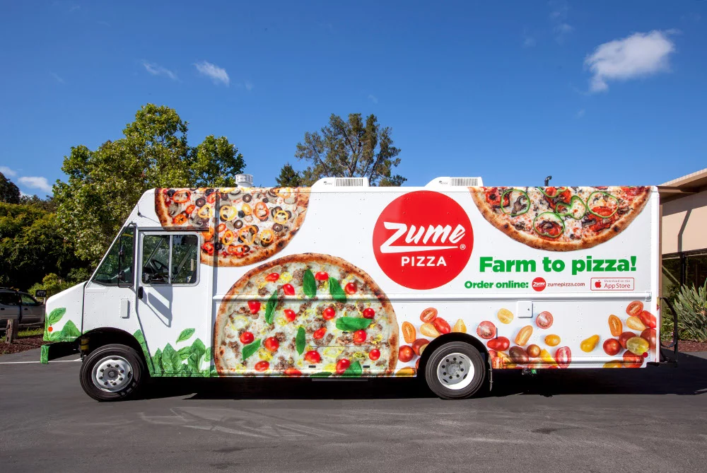Zume Pizza's first delivery truck