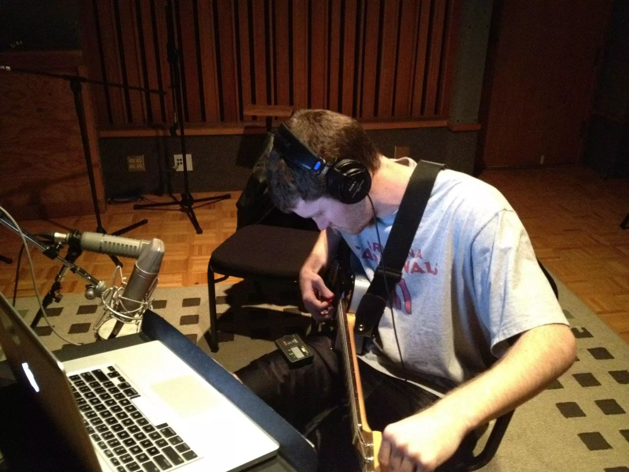 The app will include its own tuner, so there'll be no need to sit a separate, dedicated device on your knee while you tune up