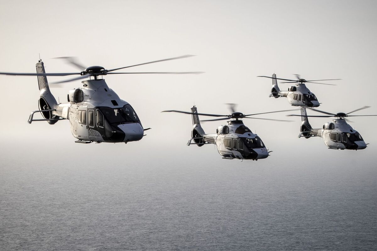 The H160 uses a Blue Edge main rotor that is claimed to halve the sound produced and eliminate flapping noise