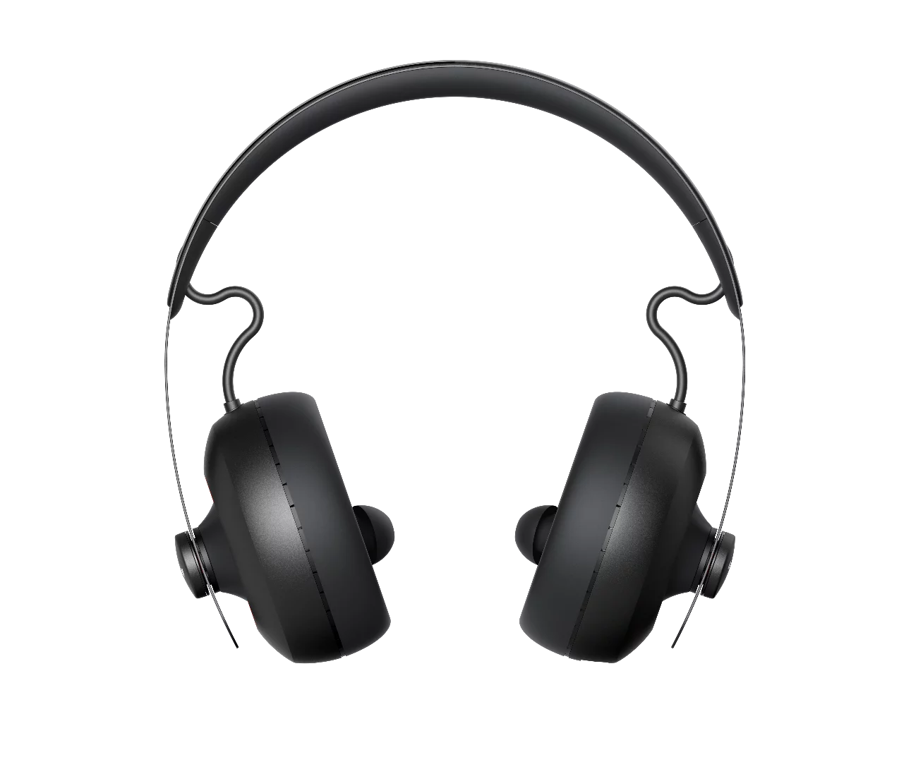The nura headphones split the incoming signal, sending the bass to the outer "tactile driver" and the mid and high frequencies to the in-ear speaker
