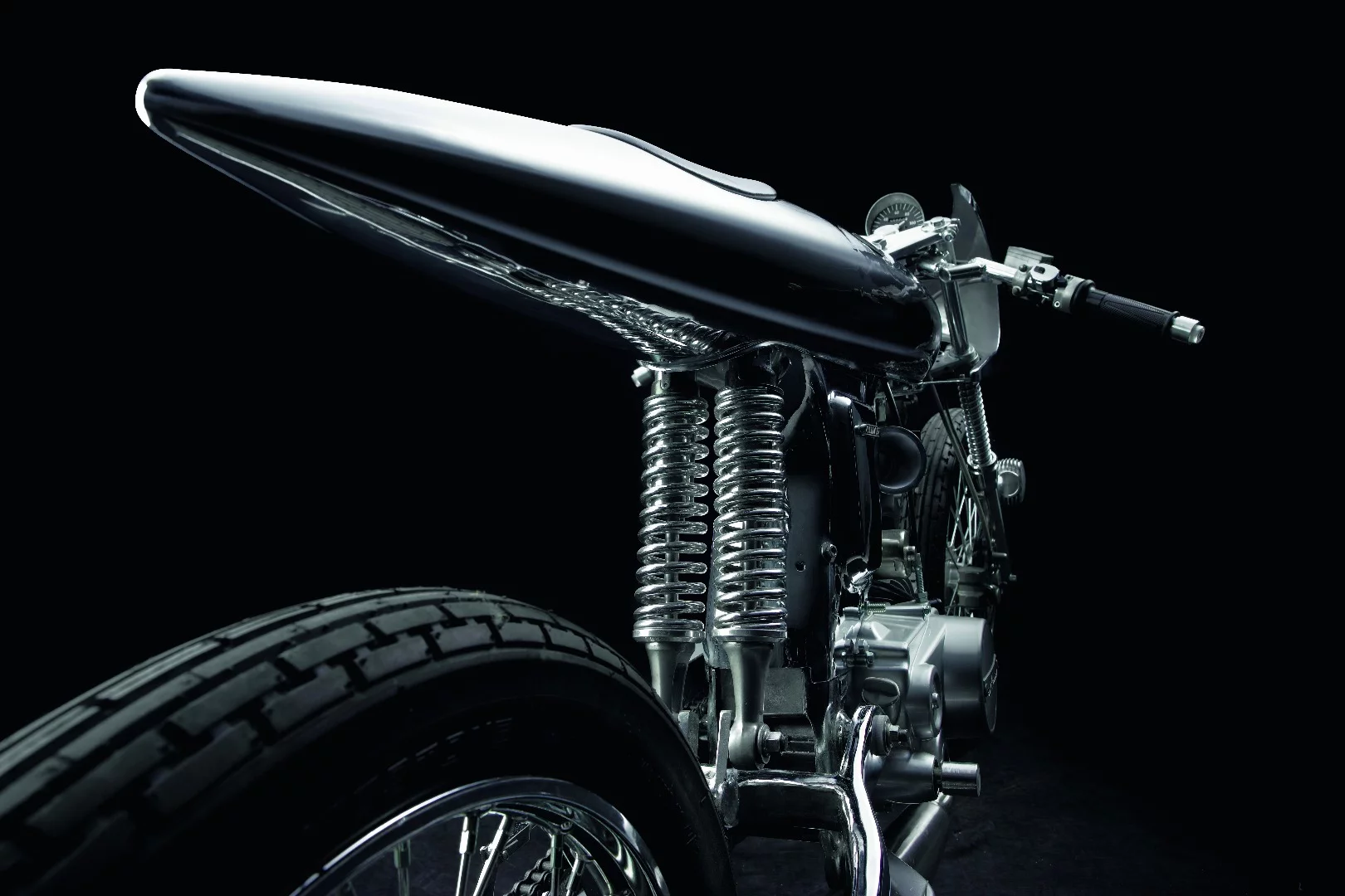 The Eve MK II has a small gas tank that won't take you far, but this is more art than transportation