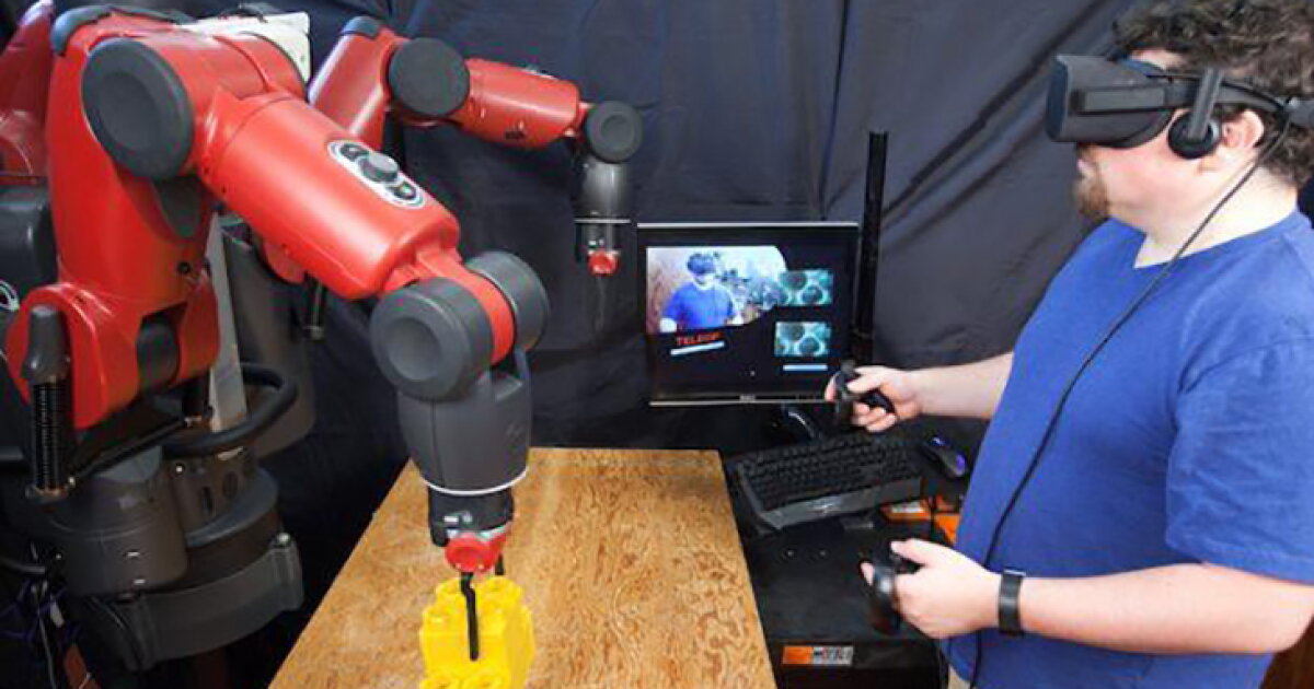 Robo Vr Tutorial MIT system uses VR to get inside a robot's head