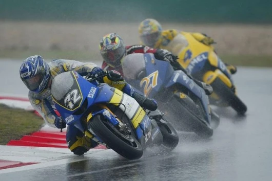 Tohru Ukawa rode the Moriwaki Honda to fifteenth place and one point - that's Franco Battaini and Alex barros behind him