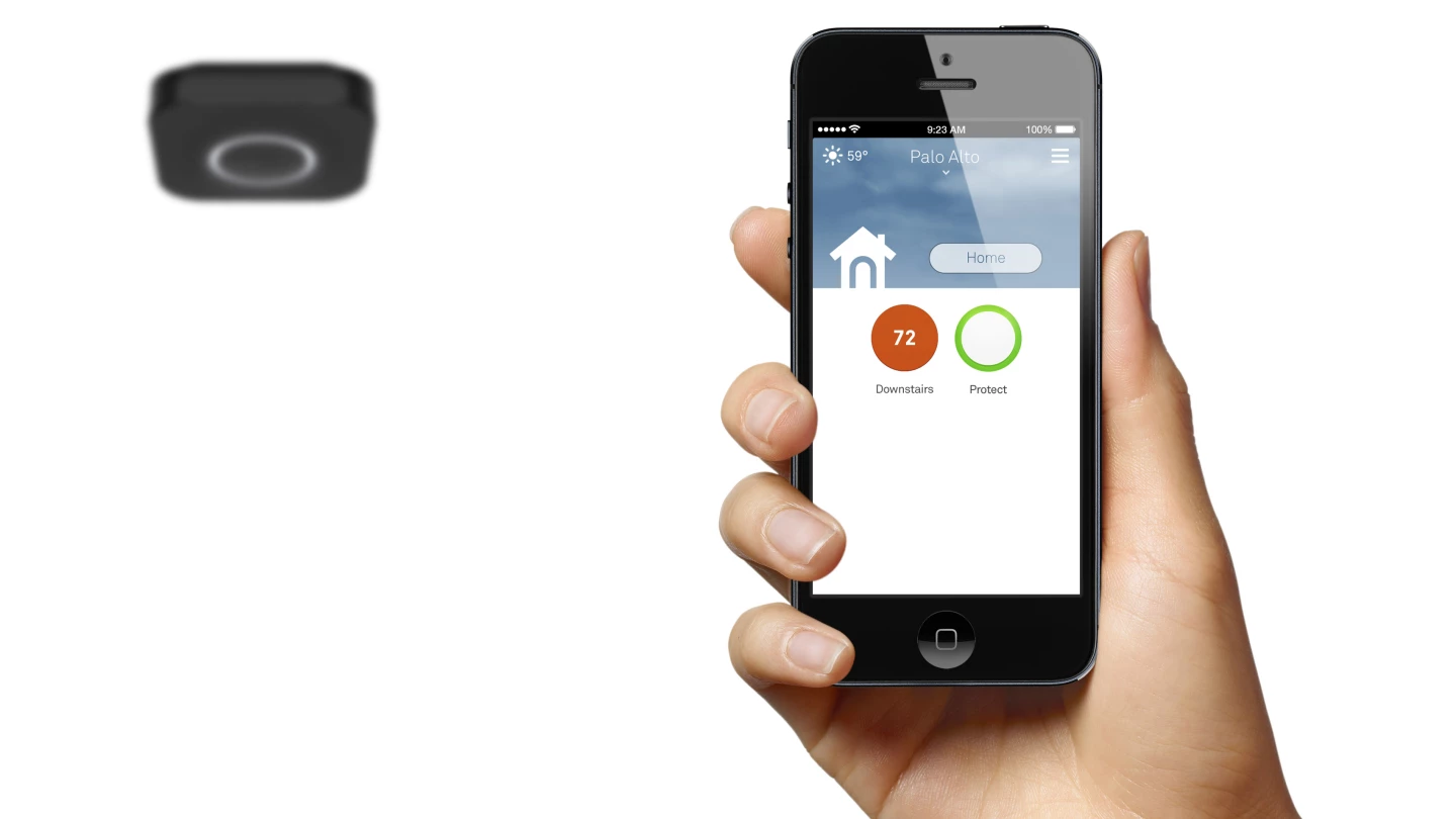 Like Nest's thermostat, you can sync Protect with your smartphone or tablet