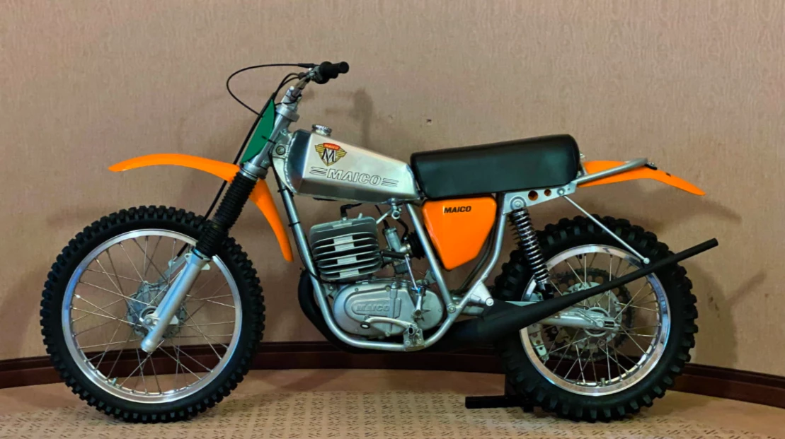 This 1974 Maico GP250 Moto Cross sold for $20,900 as Lot F246 at Mecum Auctions' Las Vegas sale on Friday, 28 January 2022