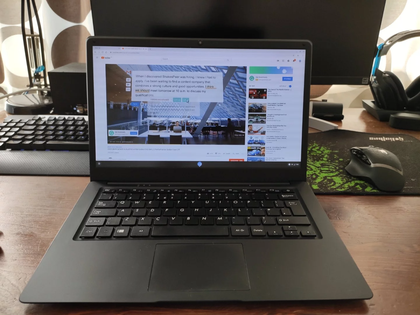 The Pinebook Pro can run a custom Linux Debian operating system, the Chromium OS or Android 9