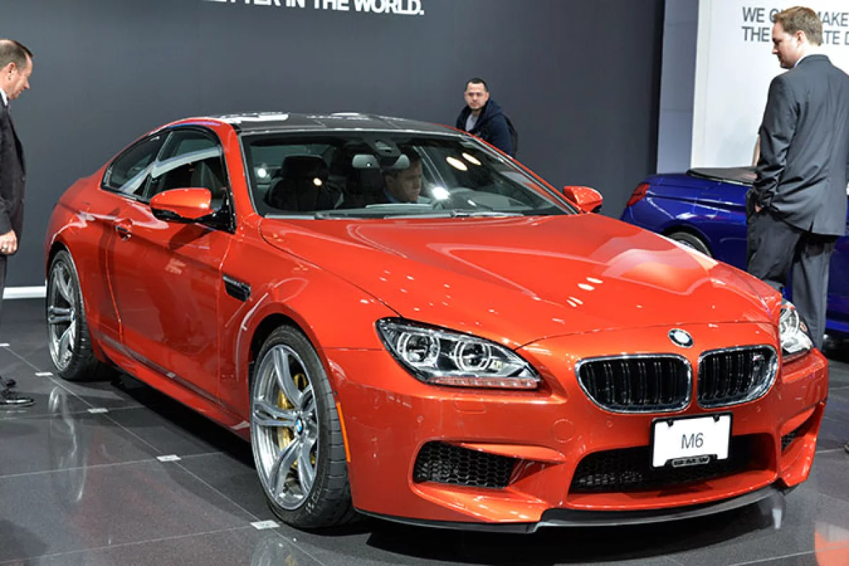 BMW M6 coupe at the New York Auto show