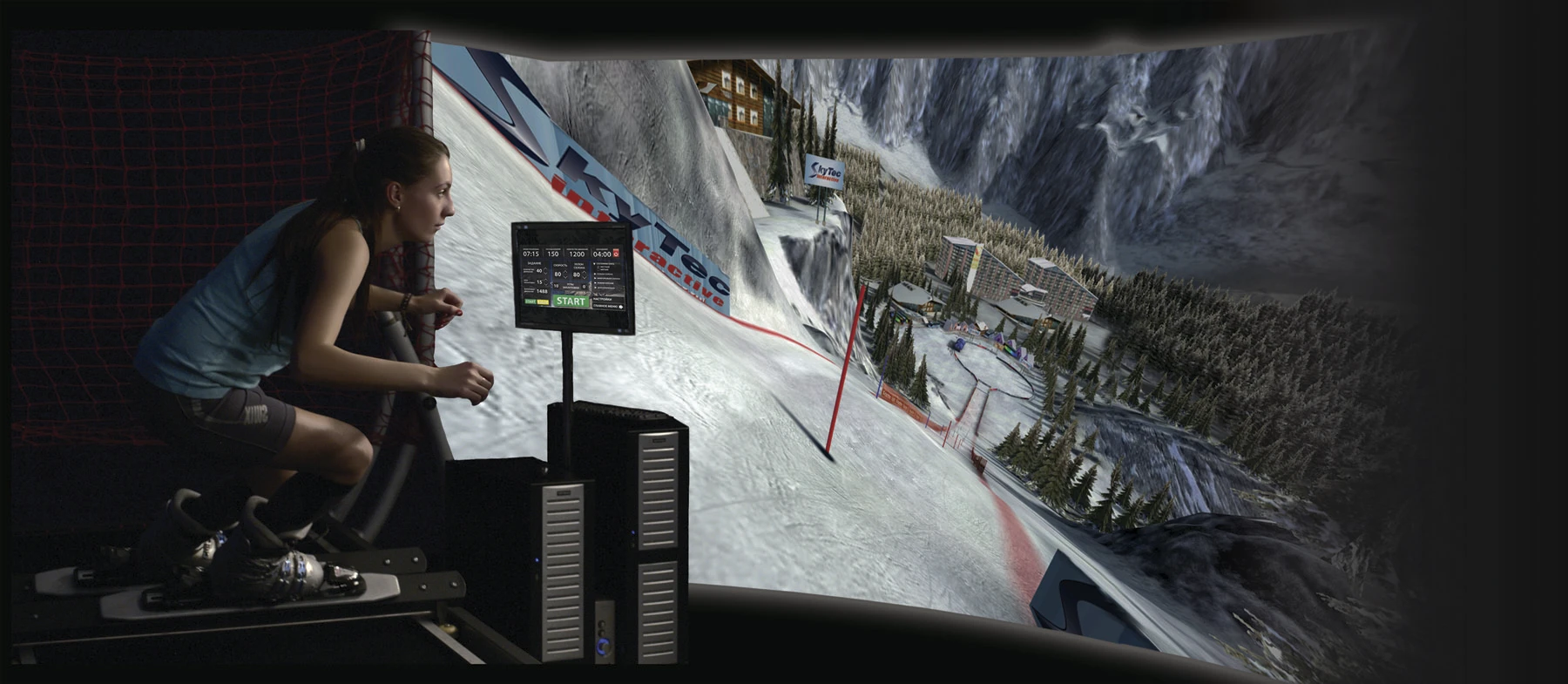 SkyTec gives you detailed virtual slopes