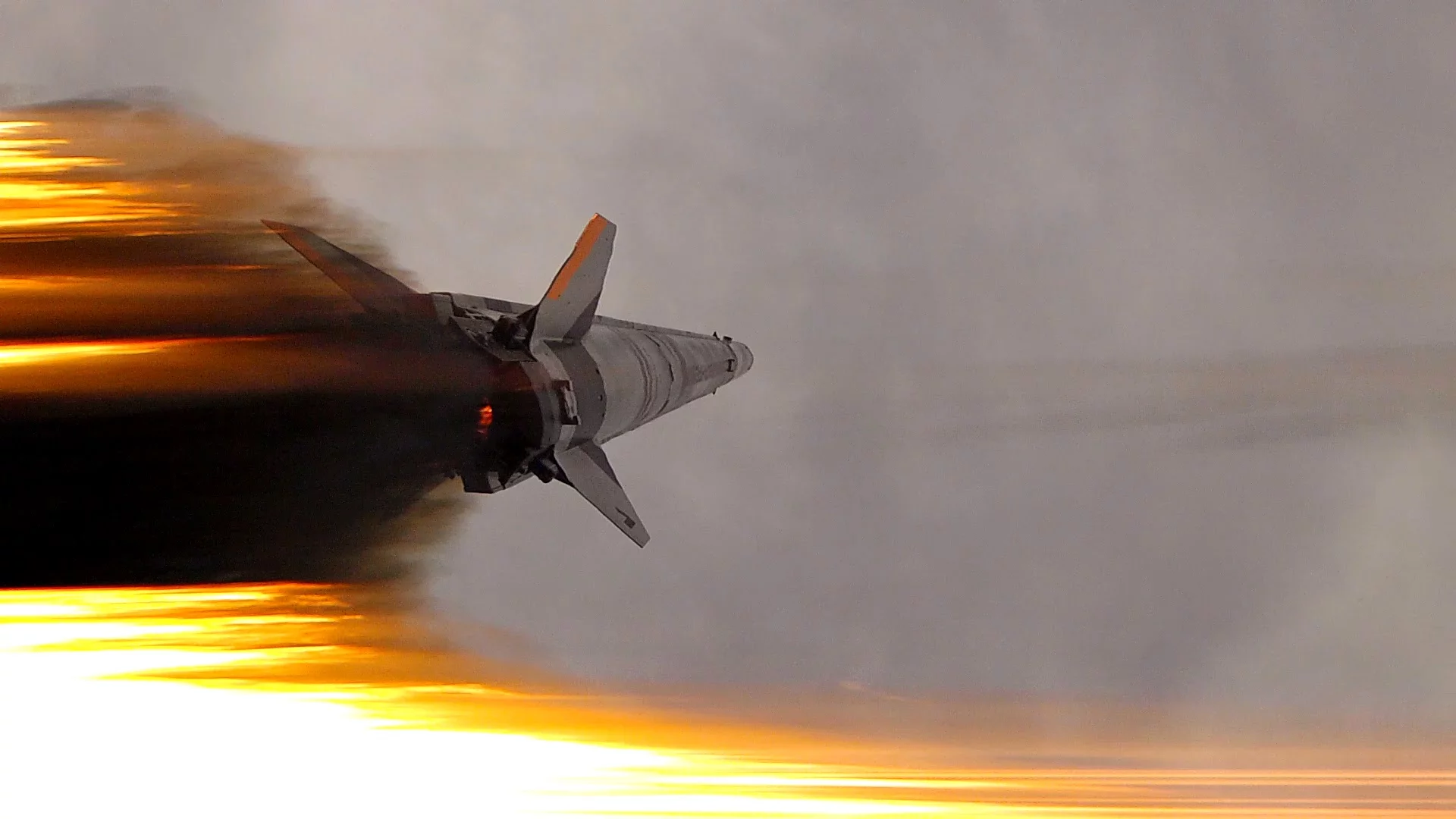 Shot of the Sapphire rocket snapped from a GoPro attached to the Sputnik launch tower