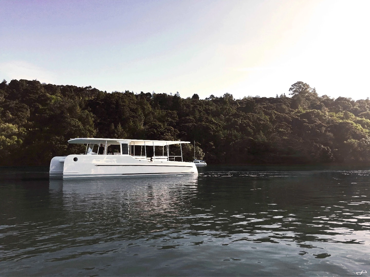 When not in use, the SoelCat 12 can be parked and hooked up to the grid