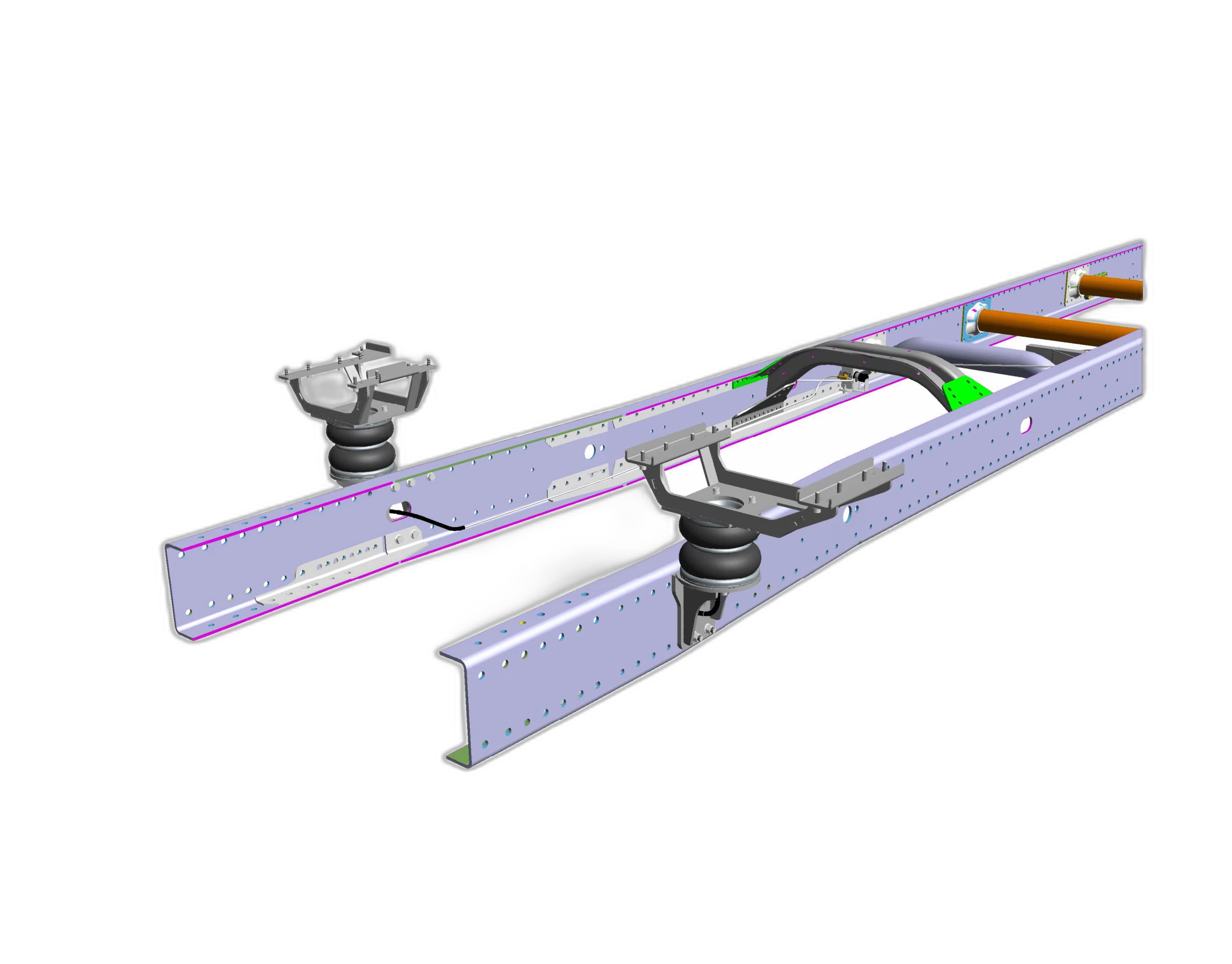 Torsus has upgraded the rubber "silent blocks" that connect chassis to substructure, improving comfort, articulation and road vibration absorption