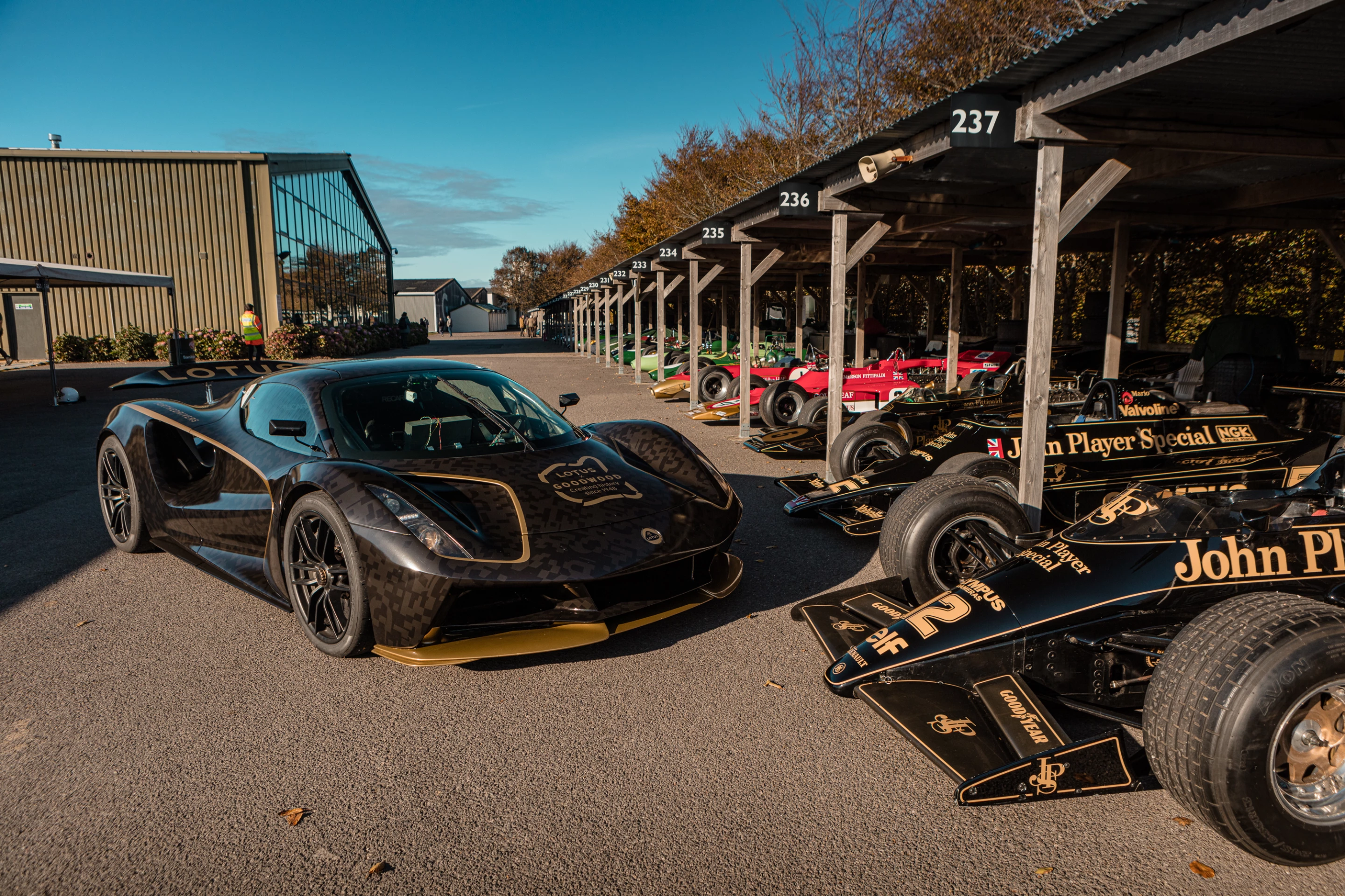 The Lotus Evija joins over 50 Lotus historical vehicles appearing at the Goodwood festival