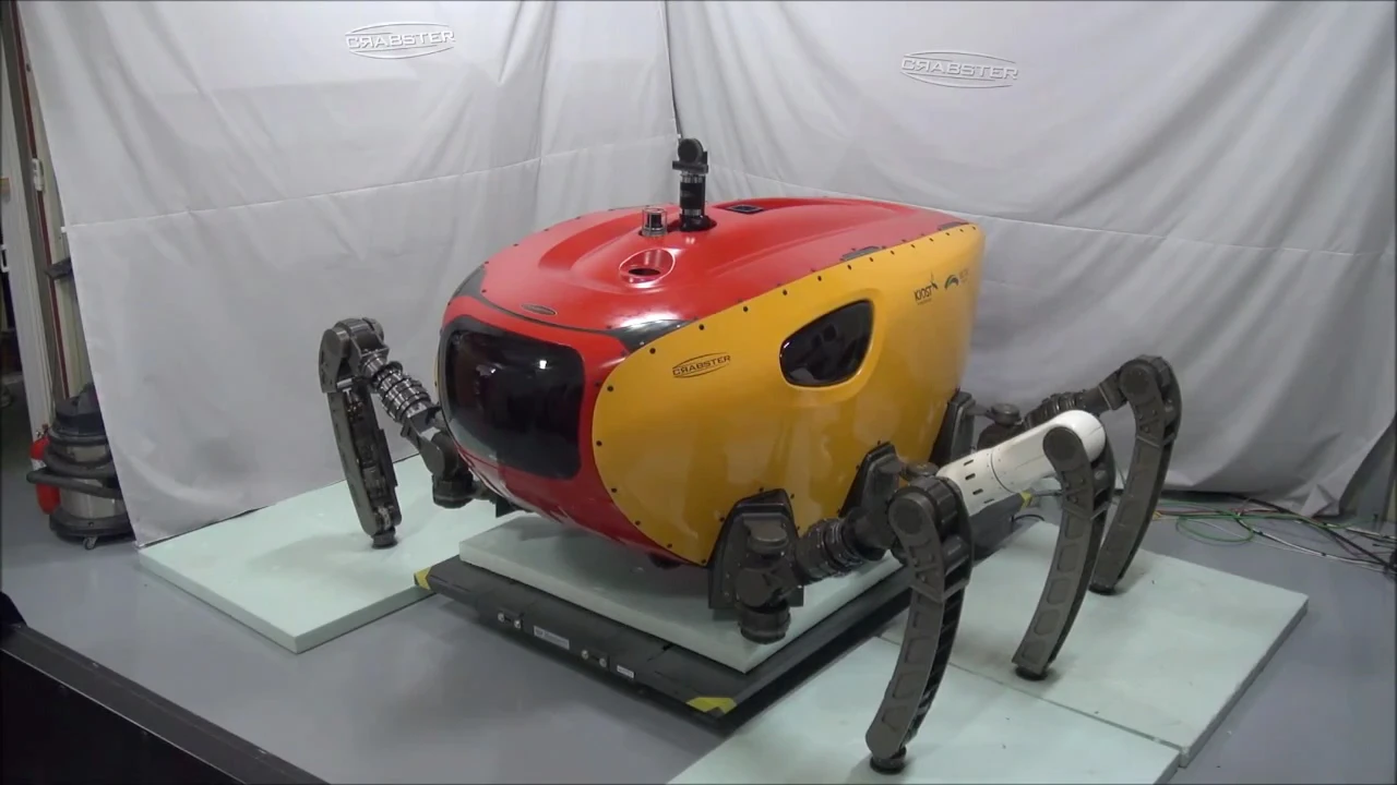 KIOST's Crabster, about the size and weight of a Smart car, will explore shallow seas despite violent currents