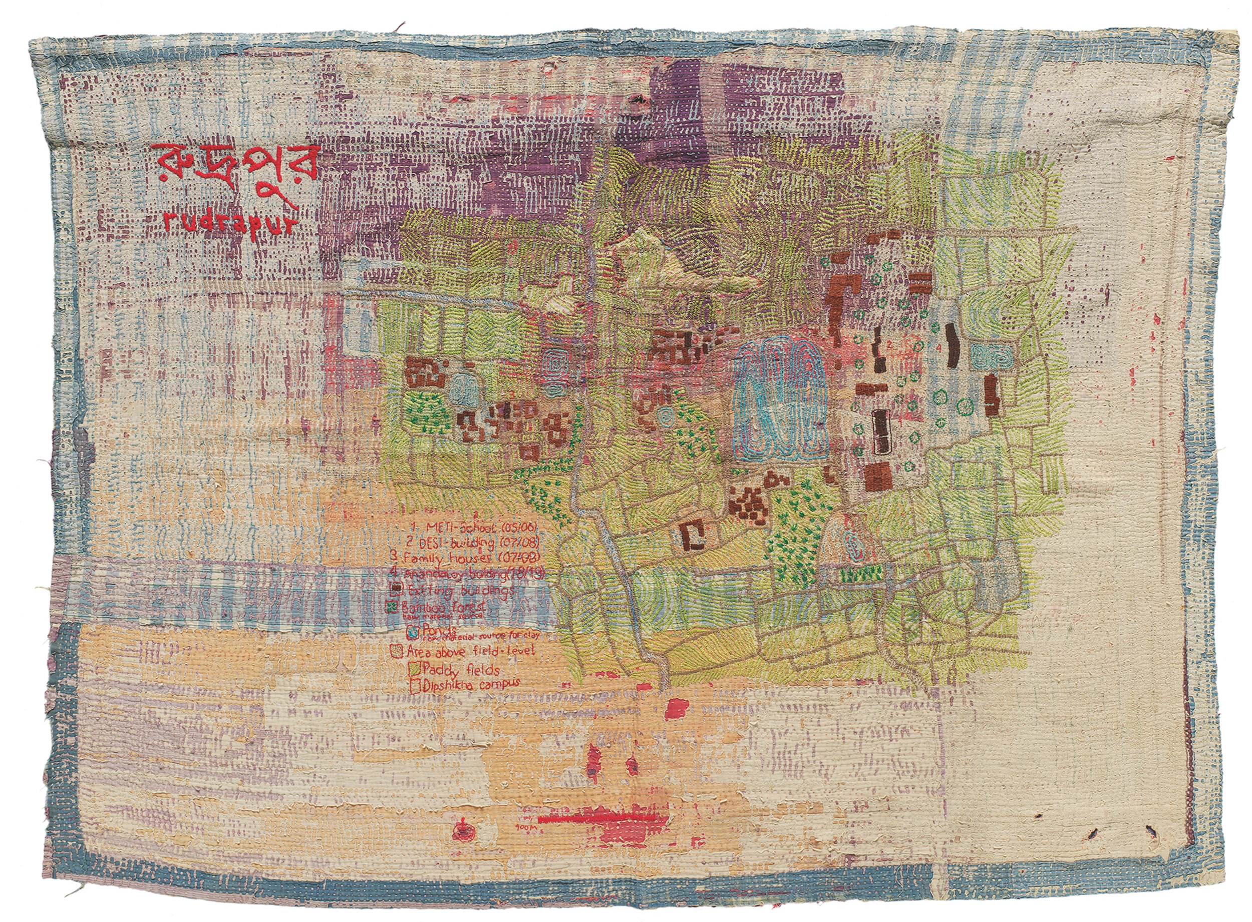 Anna Heringer won the Hand-drawn category for Masterplan Rudrapur, Bangladesh