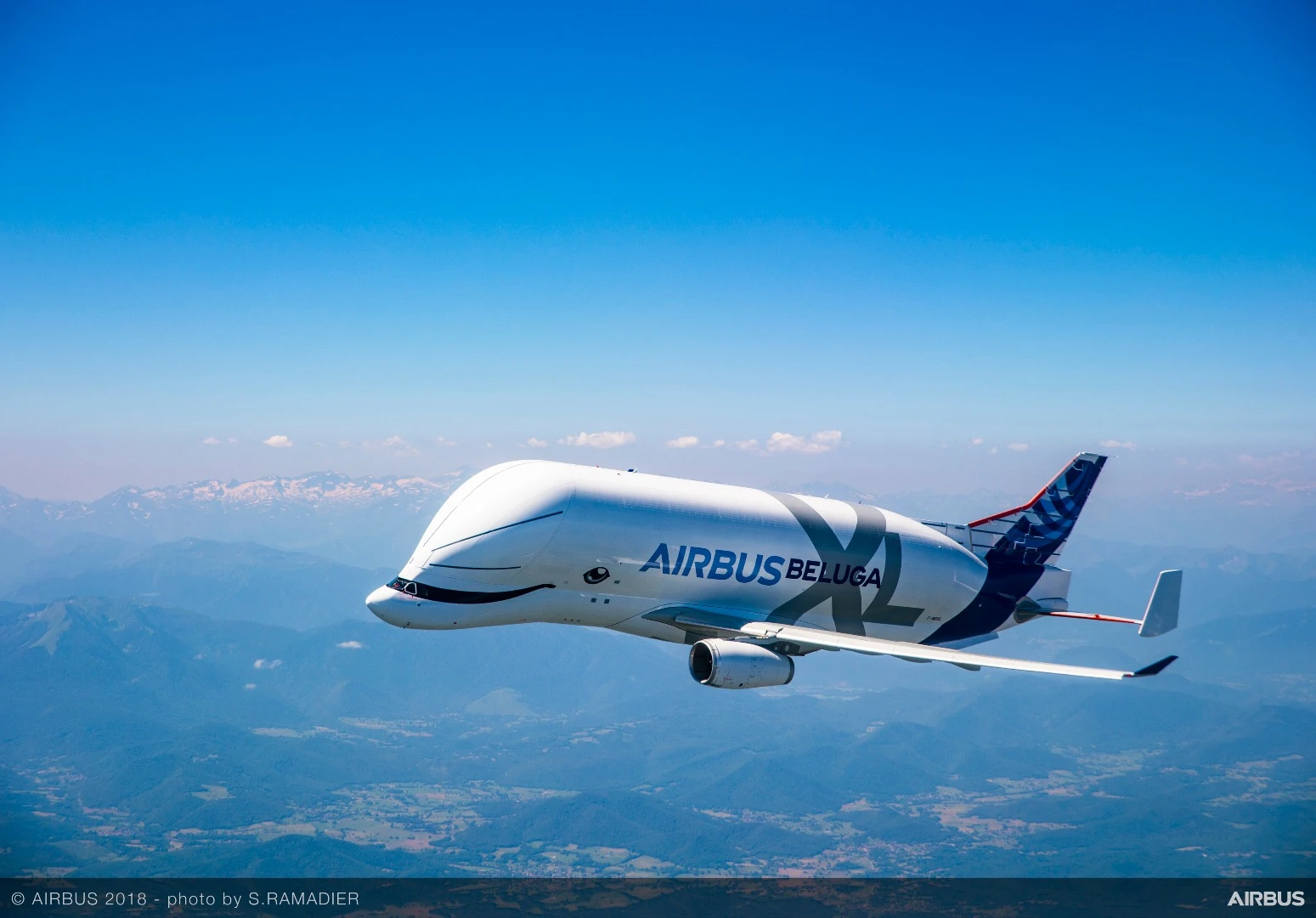 The BelugaXL has a semi-automated cargo handling system
