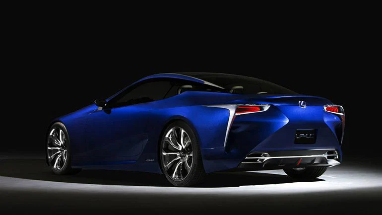The Lexus LF-LC Blue concept vehicle