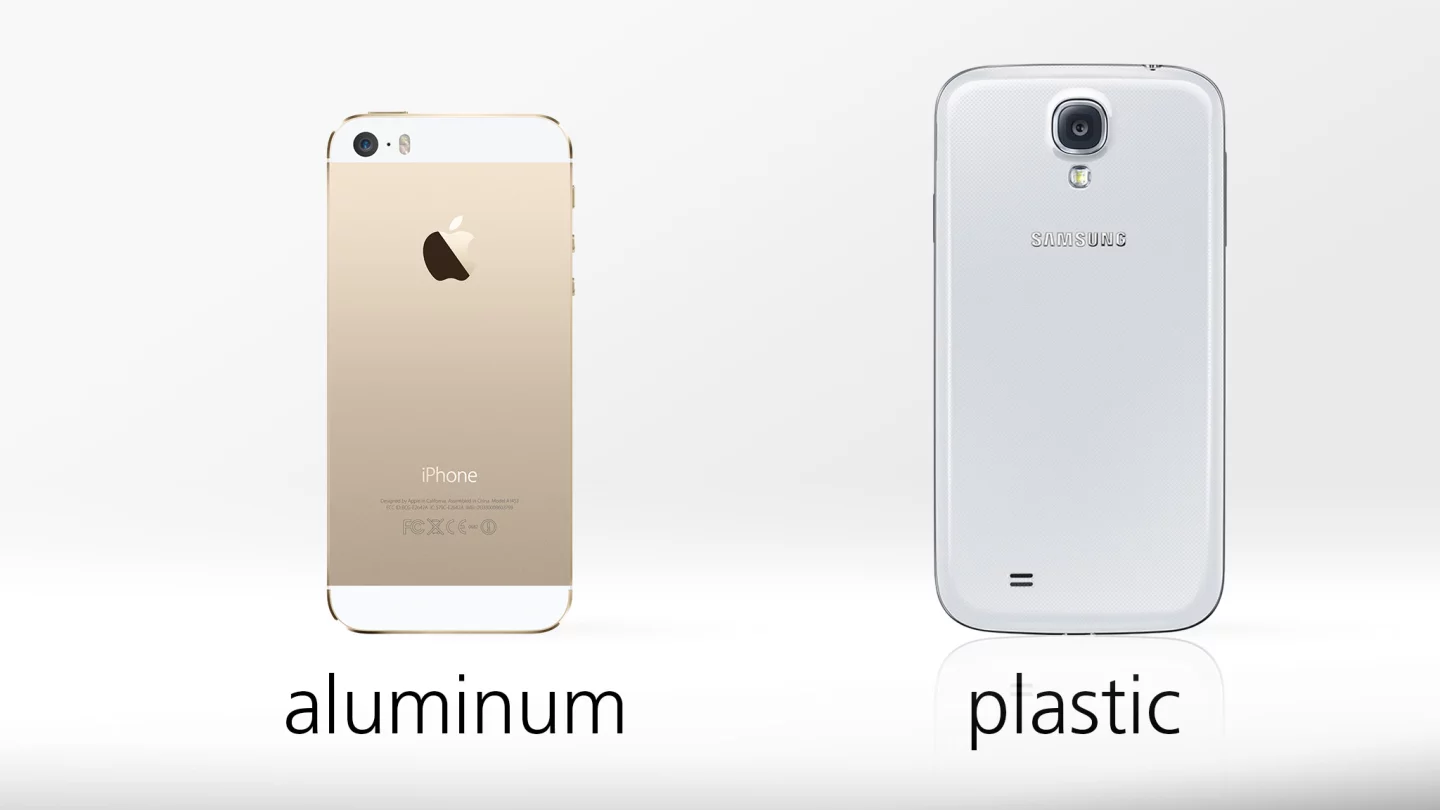 It's aluminum vs. plastic, once again