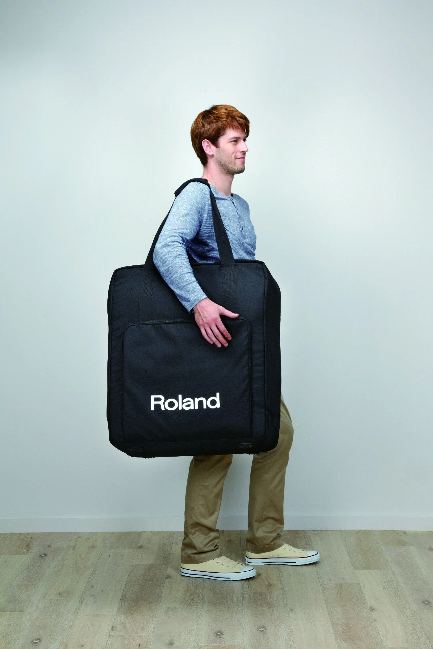 There's an optional CB-TDP Carrying Case, which includes detachable pouches for hi-hat and kick pedals and pockets for sticks and beaters