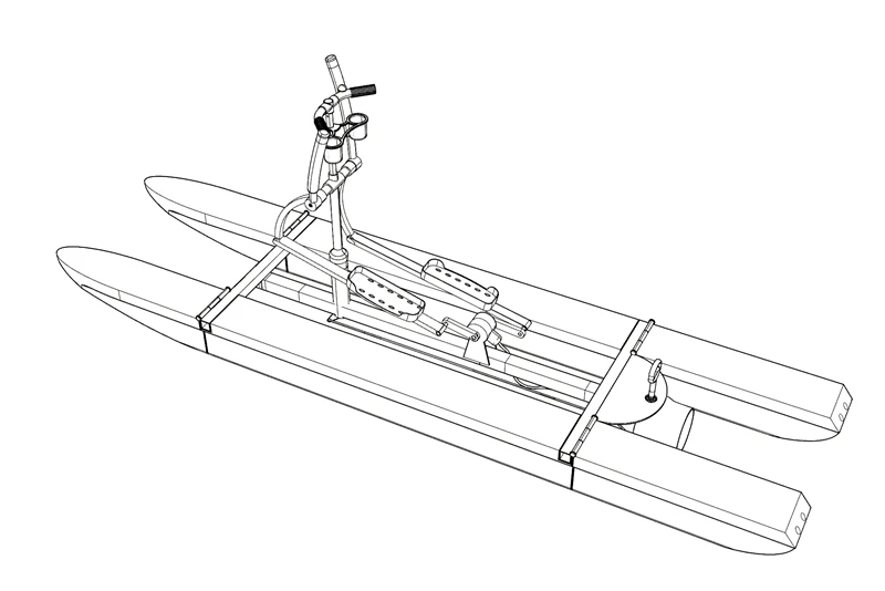 A top view diagram of the Aqua Elliptica