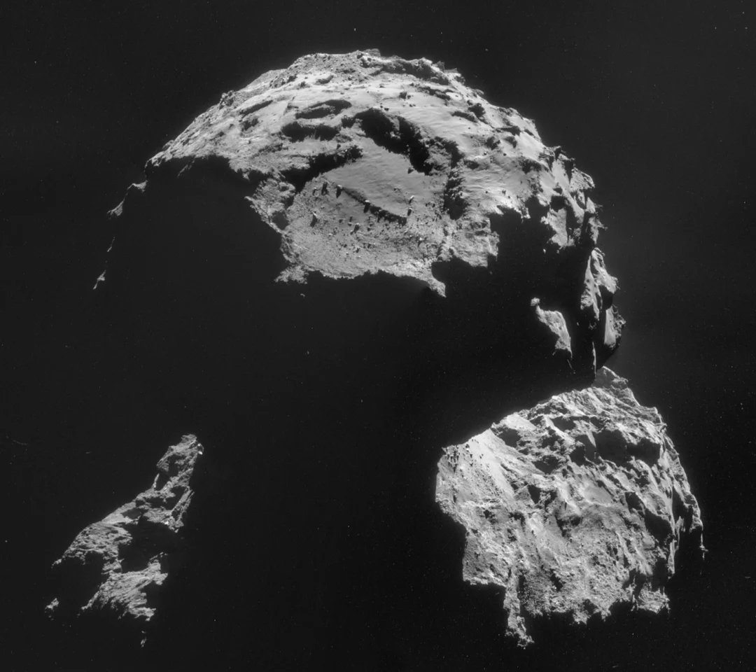Comet 67/P as seen from Rosetta (Image: ESA)