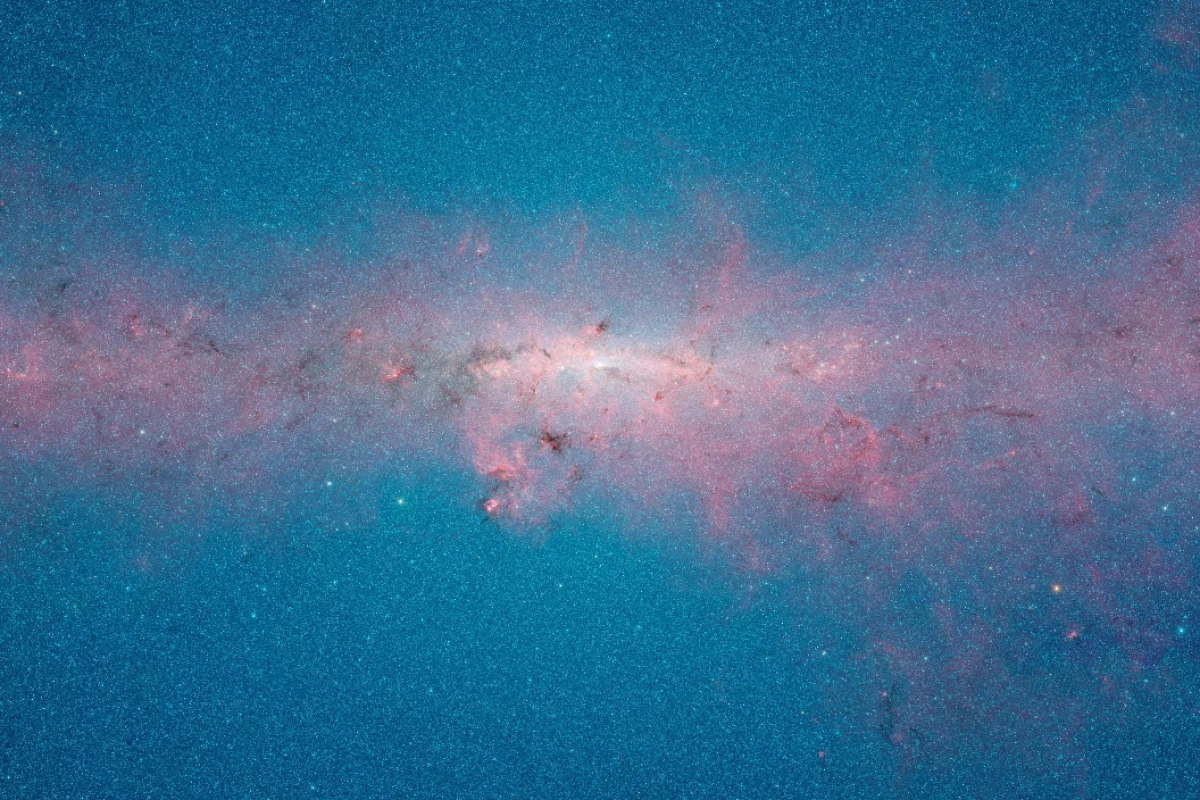 The 20-gigapixel panorama is compiled from more than 2 million individual snaps (Image: NASA/JPL-Caltech/GLIMPSE Team)