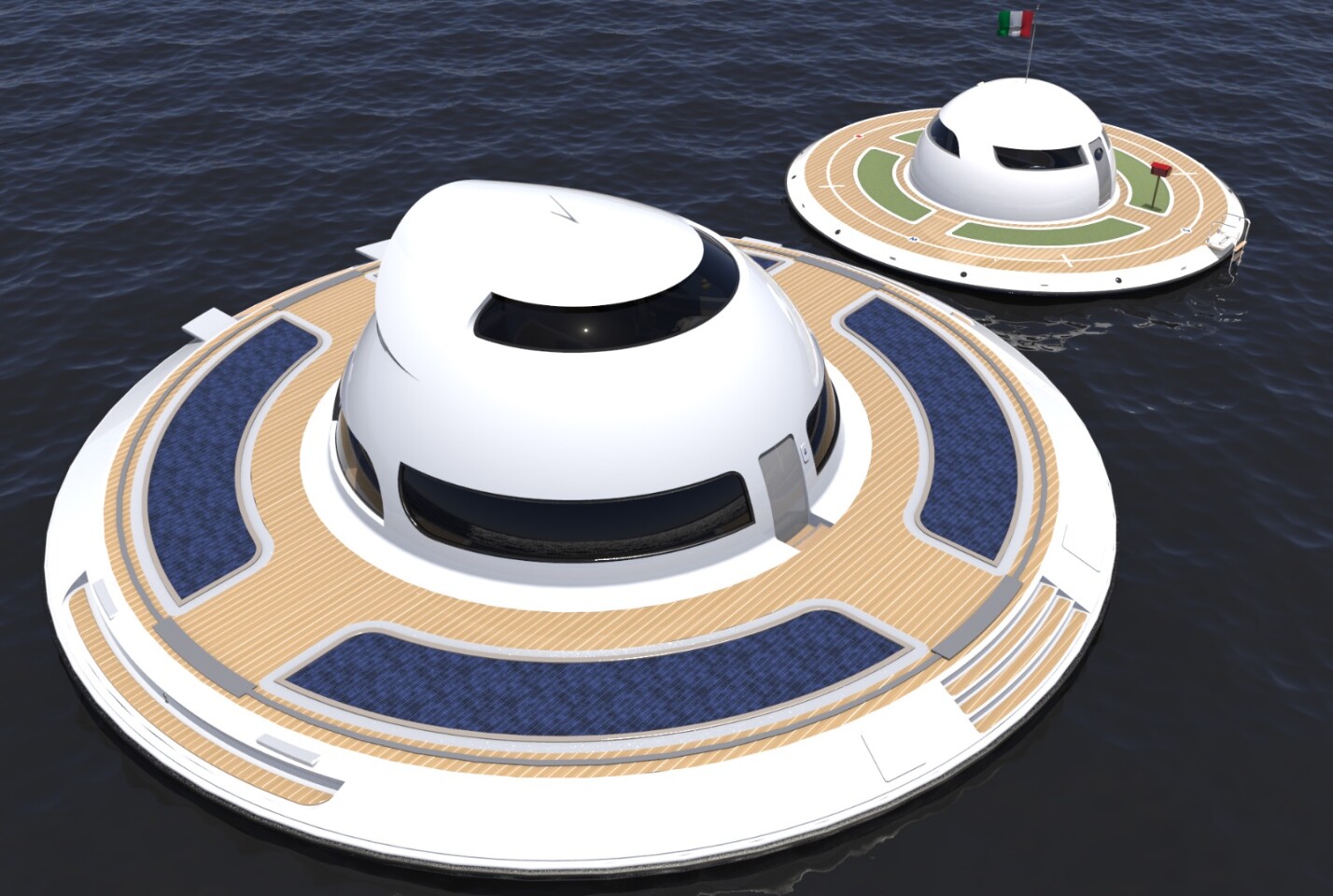 Floating UFO expected to make sea landing in 2018