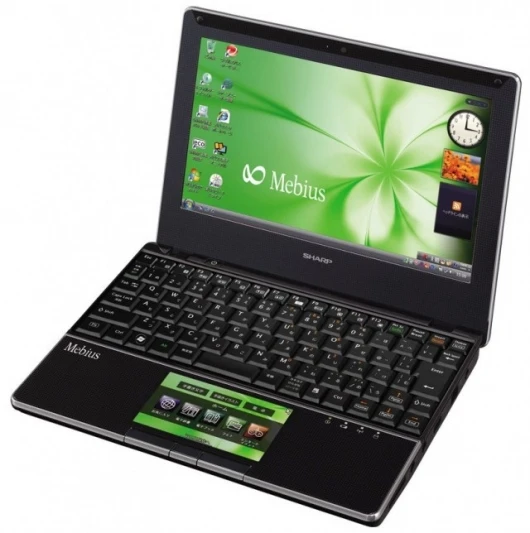 Sharp Corporation is releasing a new notebook PC with an innovative optical sensor built into an LCD touch pad – the company claims is a world first