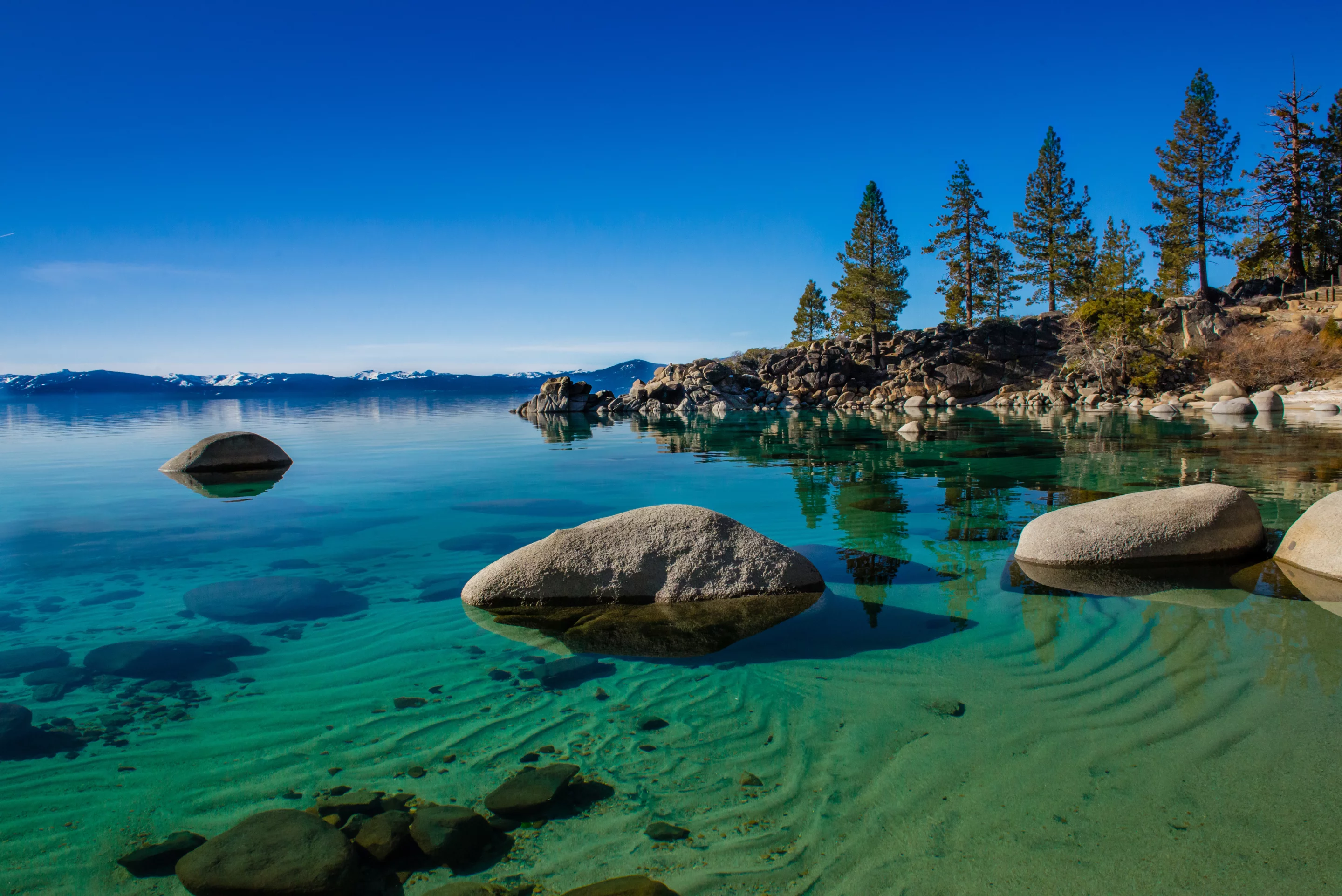 Climate change could shake up the ecology of freshwater lakes, such as Lake Tahoe