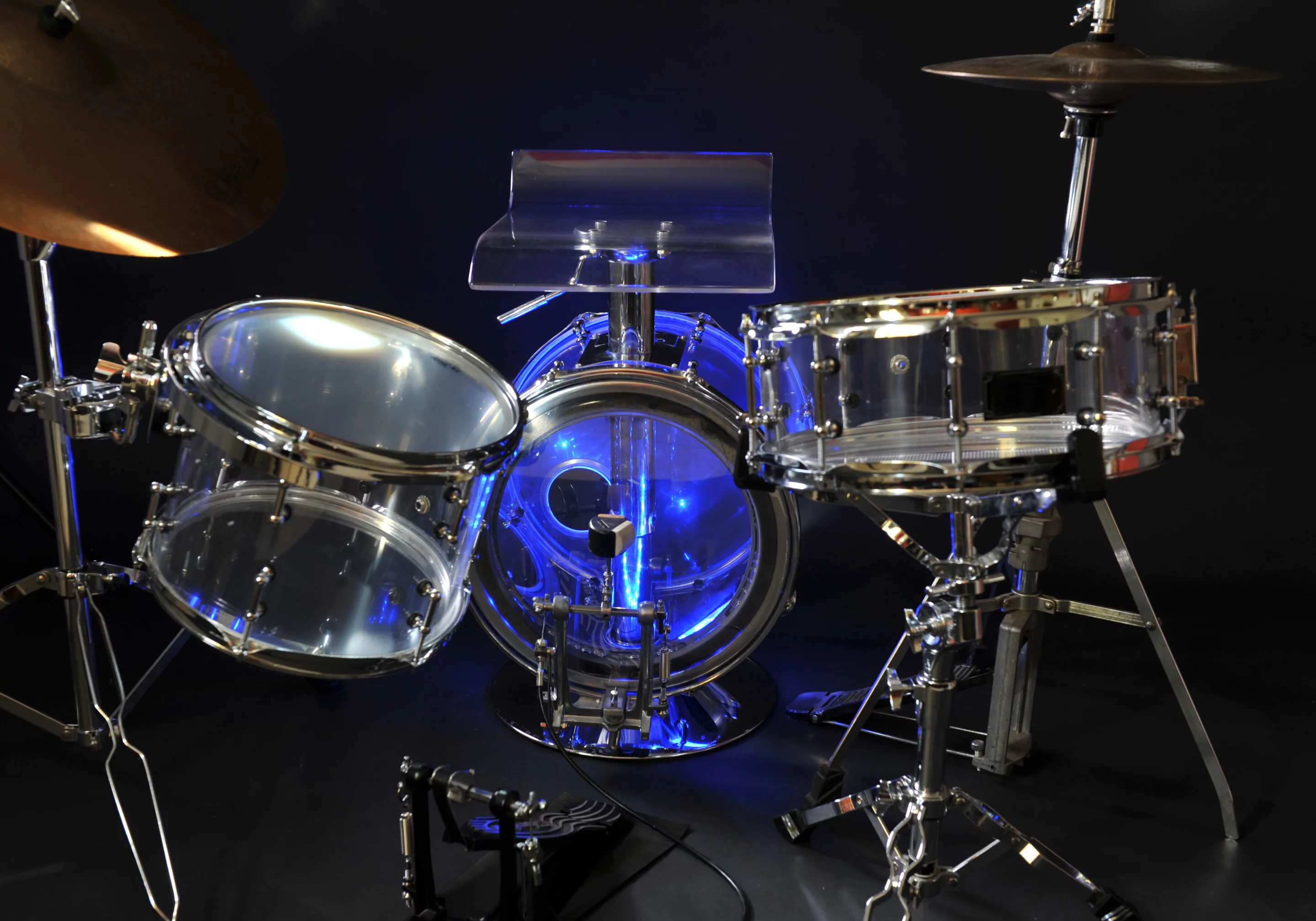 Bands could save precious space in the van with a combined kick drum and stool