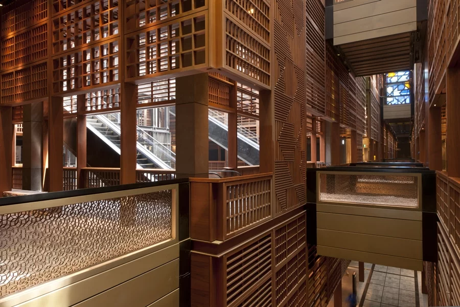 The Abu Dhabi Central Market is split across multiple levels (Photo: Nigel Young / Foster + Partners)